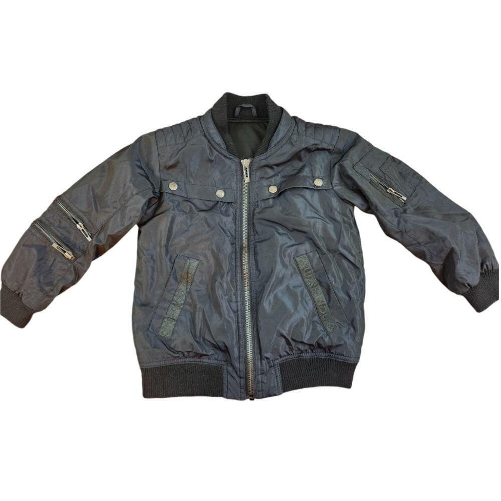 Awaknd Land all season boys jacket coat sz 5/m blue and black water resistant